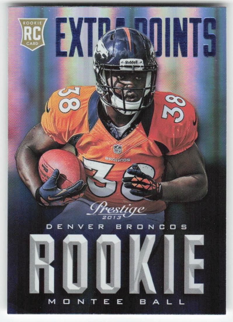 2013 Panini Prestige #272 Montee Ball BLUE Denver Broncos Rookie FB1-774
