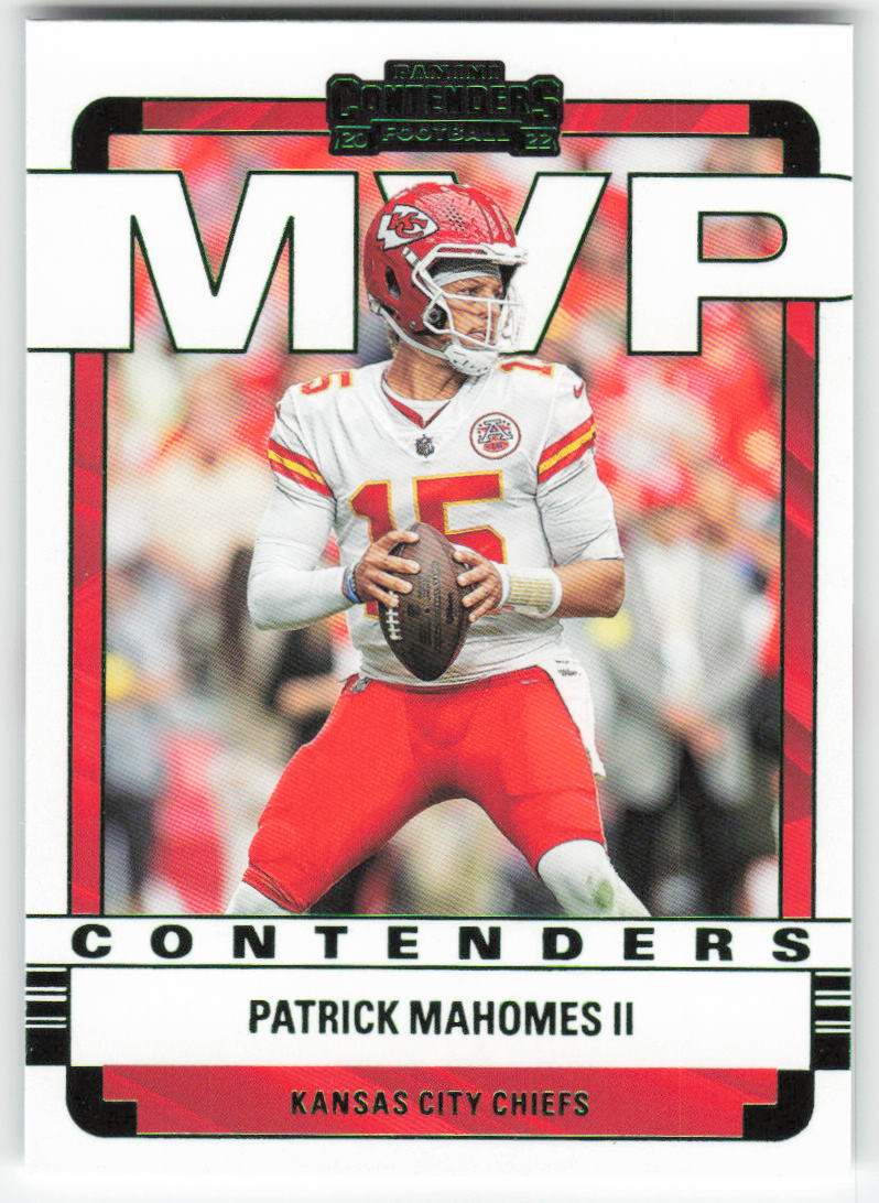 2022 Panini Contenders #MVP-PMA Patrick Mahomes II MVP Emerald FB1-784
