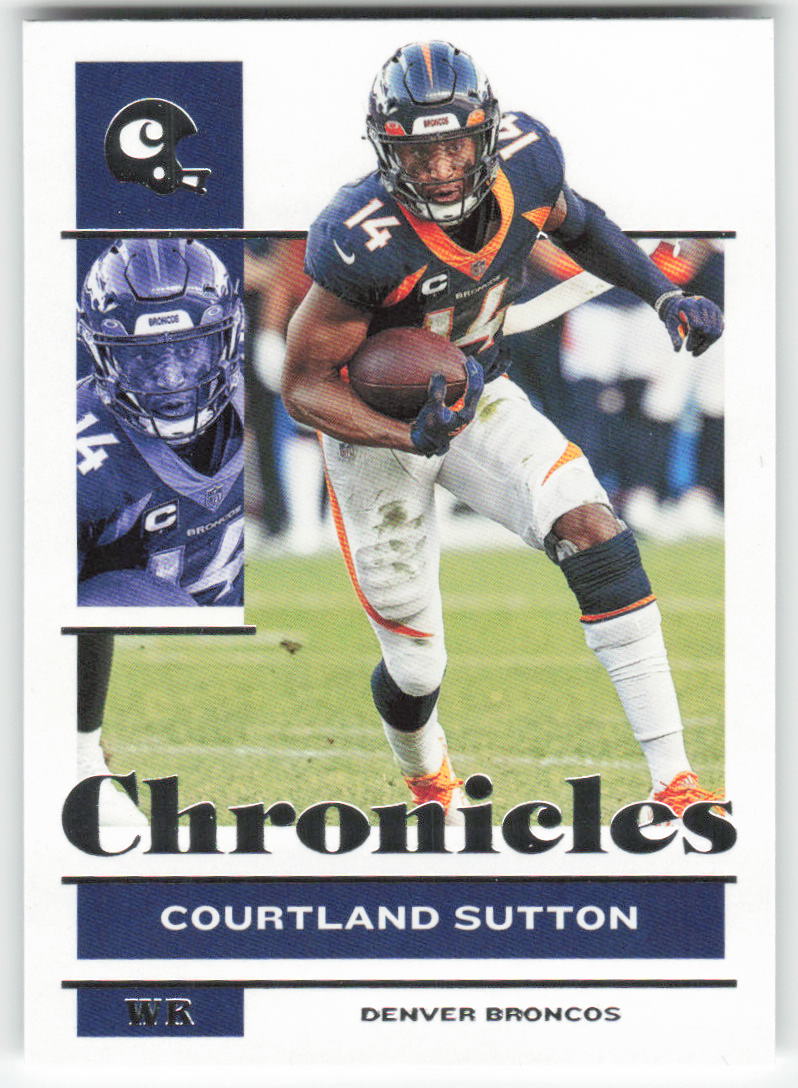 2021 Panini Chronicles #30 Courtland Sutton Denver Broncos FB1-805