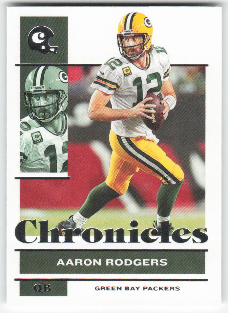 2021 Panini Chronicles #38 Aaron Rodgers Green Bay Packers FB1-810