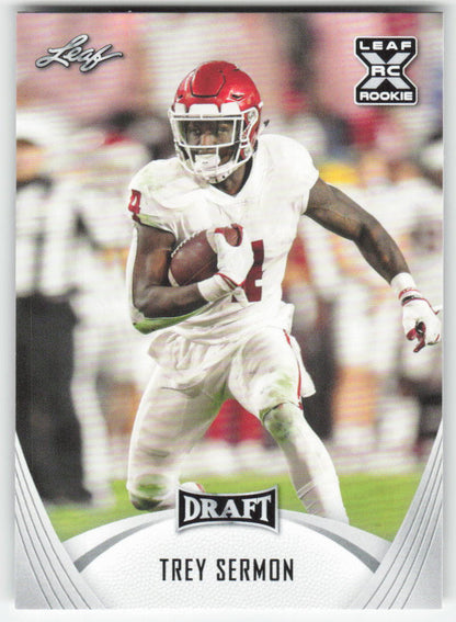 2021 Leaf Draft #15 Trey Sermon Ohio State Buckeyes FB1-825