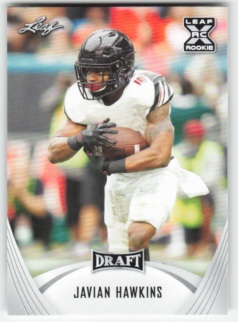 2021 Leaf Draft #20 Javian Hawkins Louisville Cardinals FB1-830