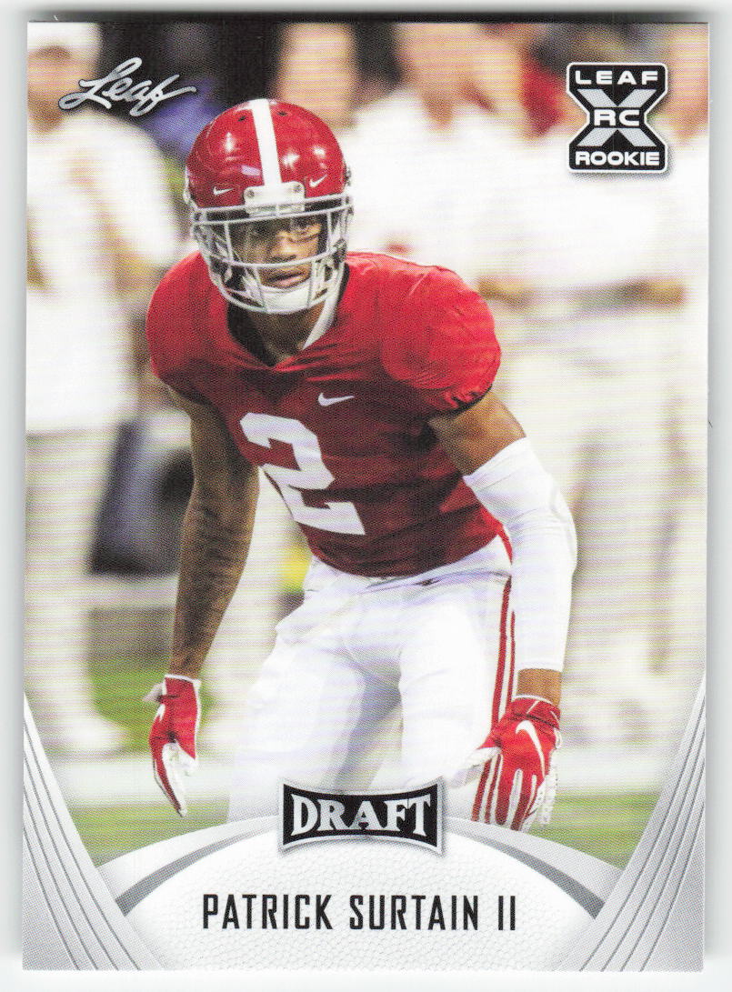 2021 Leaf Draft #38 Patrick Surtain II Alabama Crimson Tide FB1-845