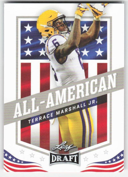 2021 Leaf Draft #40 Terrace Marshall Jr. LSU Tigers FB1-847