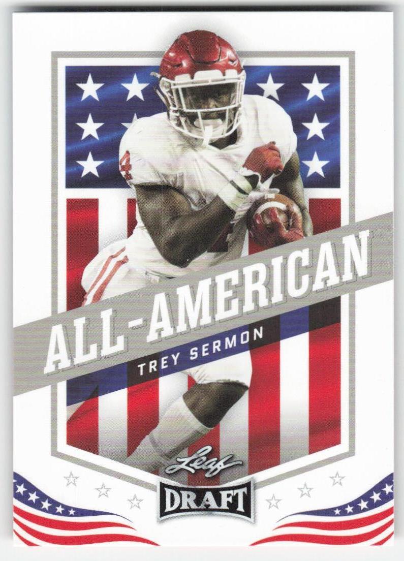 2021 Leaf Draft #43 Trey Sermon Oklahoma Sooners FB1-848