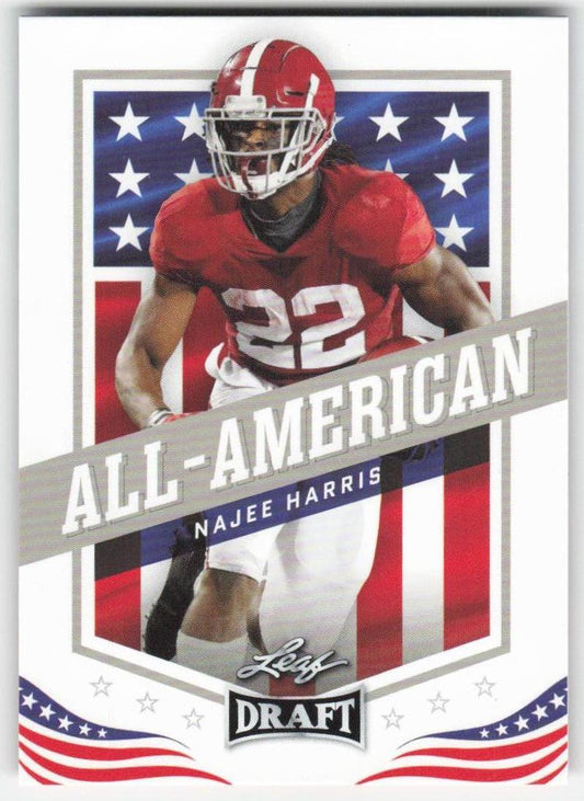 2021 Leaf Draft #45 Najee Harris Alabama Crimson Tide FB1-850