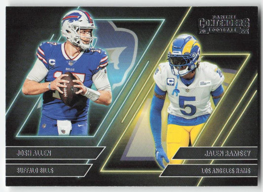 2022 Panini Contenders #CS-AR Josh Allen / Jalen Ramsey Contenders FB1-858