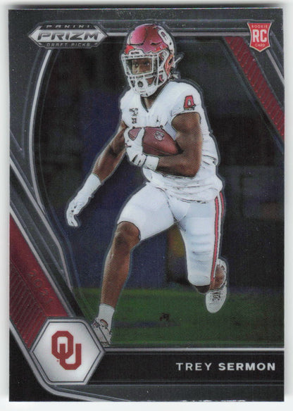 2021 Panini Prizm Draft Picks Collegiate #123 Trey Sermon Sooners FB1-859