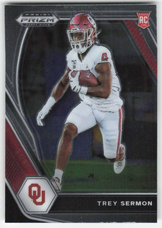 2021 Panini Prizm Draft Picks Collegiate #123 Trey Sermon Sooners FB1-859
