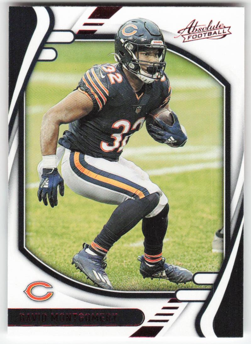 2021 Panini Absolute #26 David Montgomery Retail Chicago Bears FB1-860