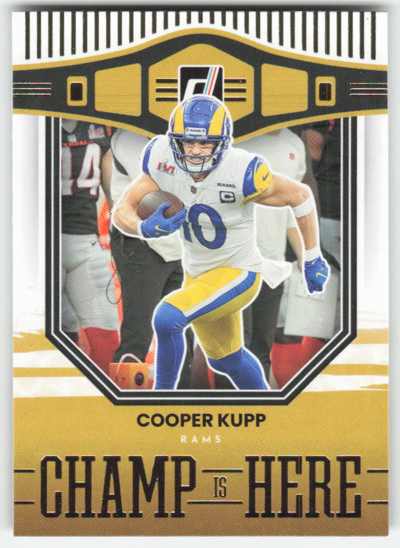 2022 Donruss #CIH-1 Cooper Kupp Champ is Here Los Angeles Rams FB1-866