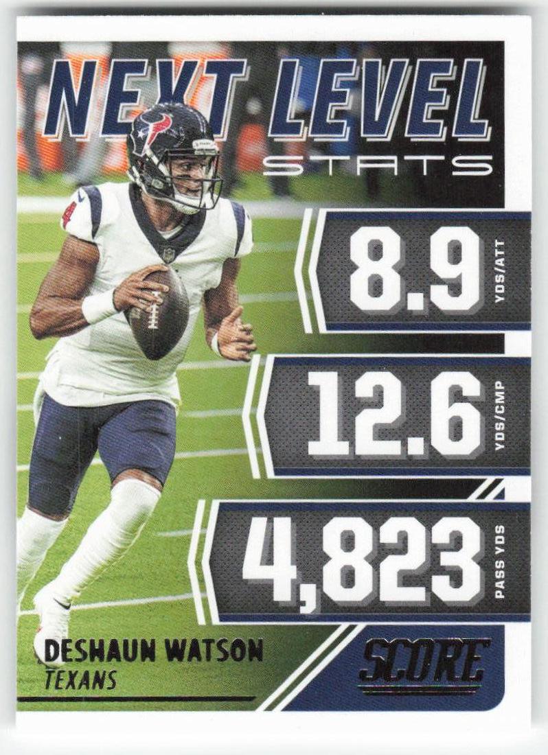2021 Score #NL8 Deshaun Watson Next Level Stats Houston Texans FB1-872