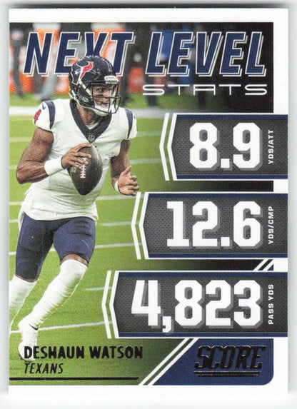 2021 Score #NL8 Deshaun Watson Next Level Stats Houston Texans FB1-872