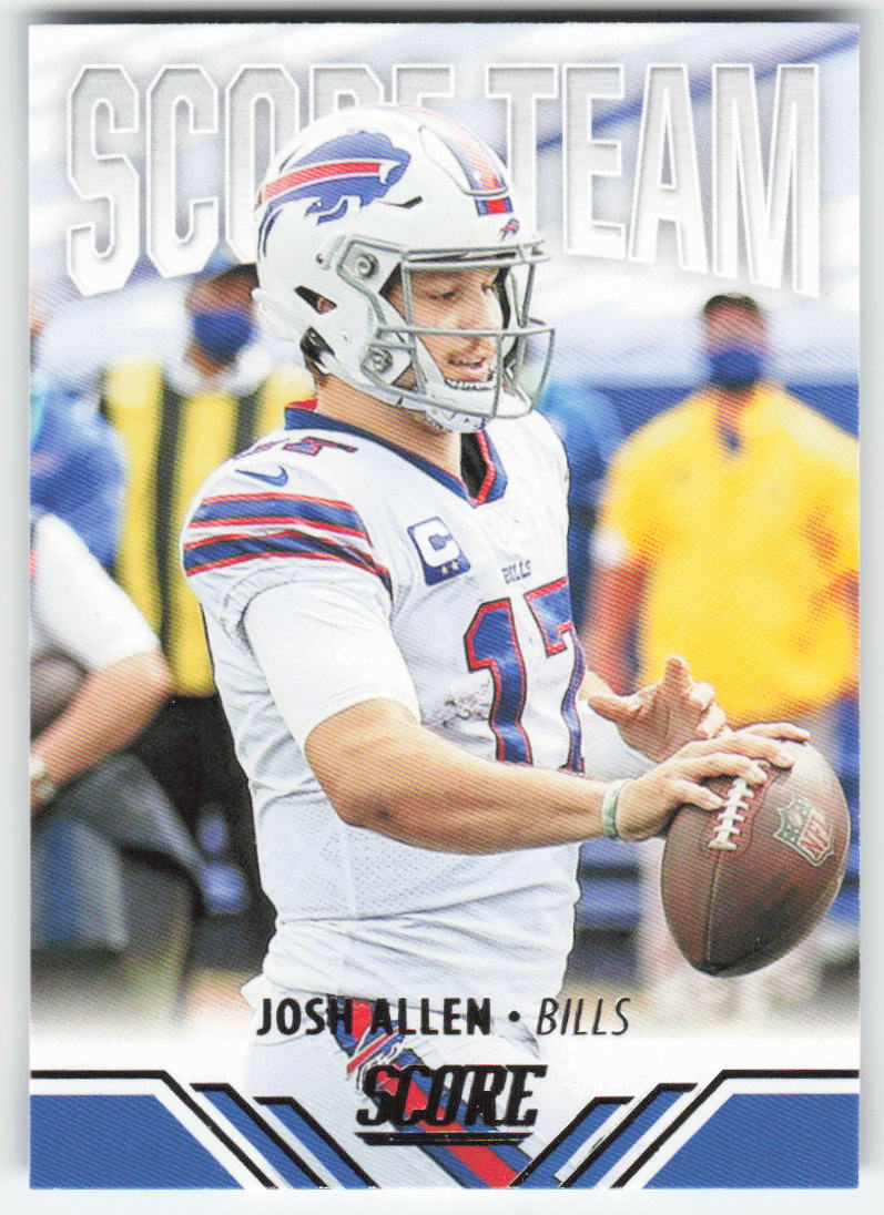 2021 Score #ST4 Josh Allen Score Team Buffalo Bills FB1-874