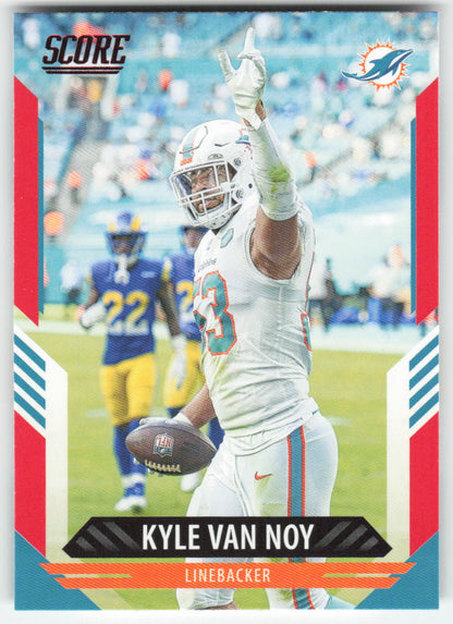 2021 Score #35 Kyle Van Noy Red Miami Dolphins FB1-876