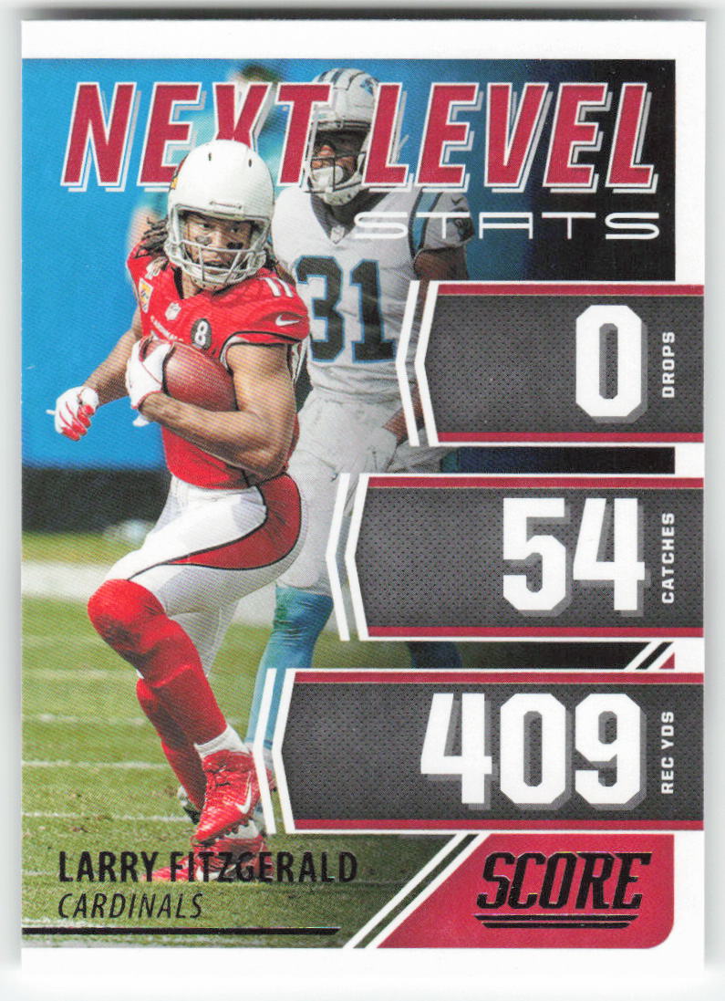 2021 Score #NL11 Larry Fitzgerald Next Level Stats Arizona Cardinals FB1-878