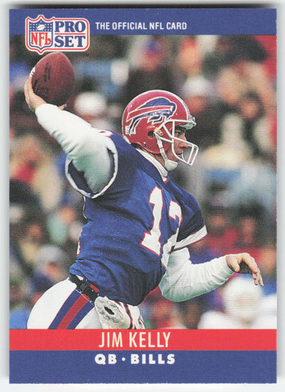 1990 Pro Set #40 Jim Kelly Buffalo Bills FB1-899