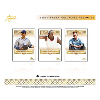 2026 Choice Insignia Eximious Hobby Box (4 Packs)