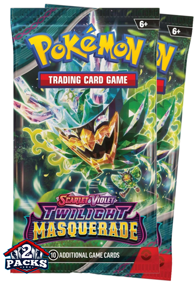 Pokemon Scarlet & Violet: Twilight Masquerade Booster 2PKS (10 Cards each)