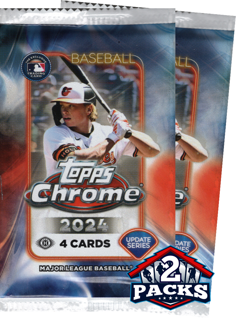 2024 Topps Chrome Update Baseball Hobby 2pks (4 Cards each)