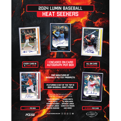 2025 Pulse Lumin Heat Seekers Baseball Hobby Box (1 Auto)