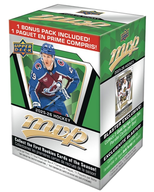 2025-26 Upper Deck MVP Hockey Blaster Box (11 Packs)