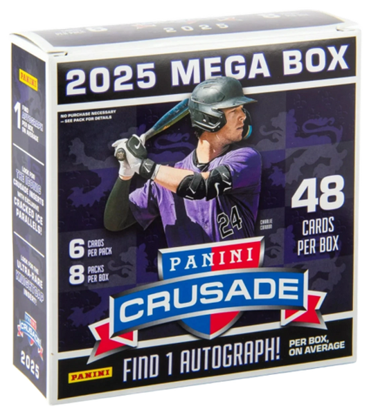 2025 Panini Crusade Baseball Mega Box (8 Packs)