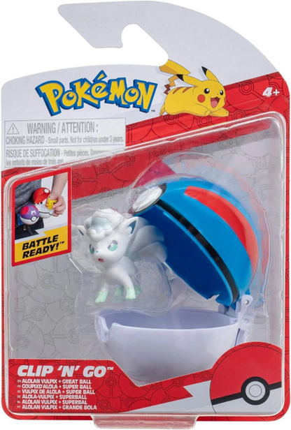 Pokemon Clip N Go: 2-Inch Battle Figure & Poke Ball