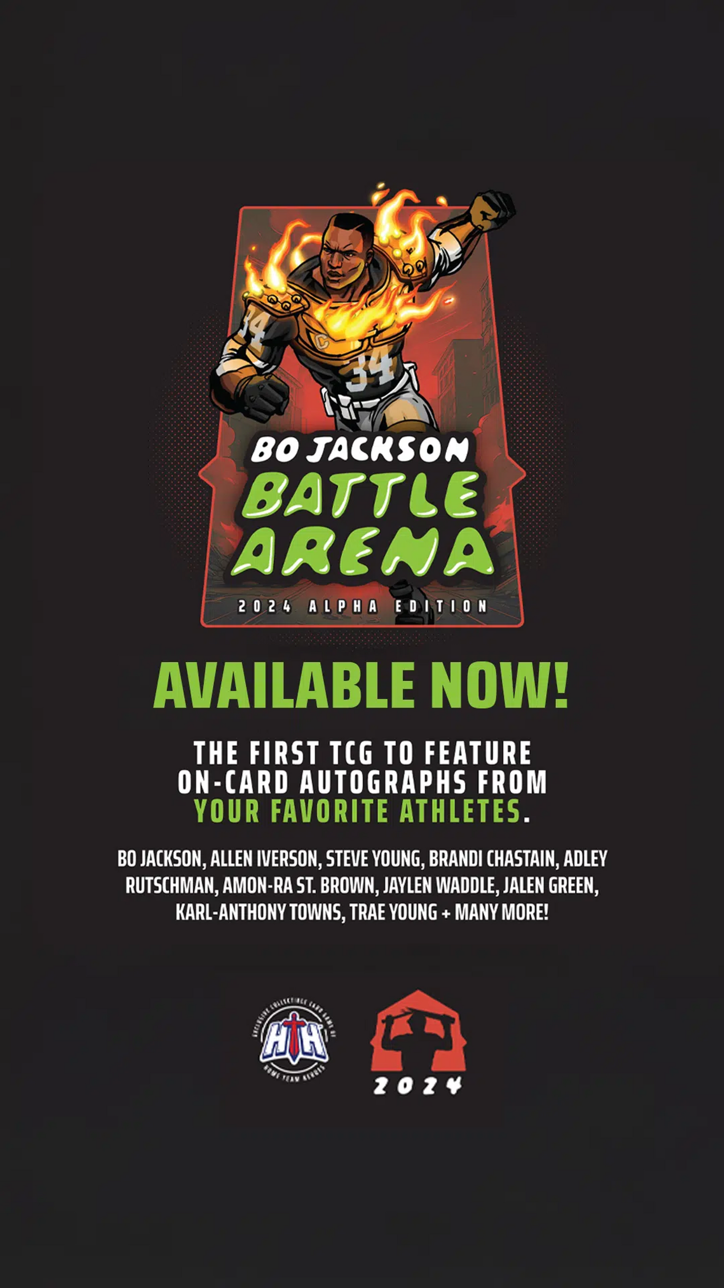 Bo Jackson Battle Arena 2024 Alpha Edition Launch Day Bundle