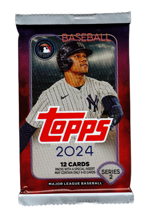 2024 Topps Series 2 Baseball Value Box Pack - 12 Cards