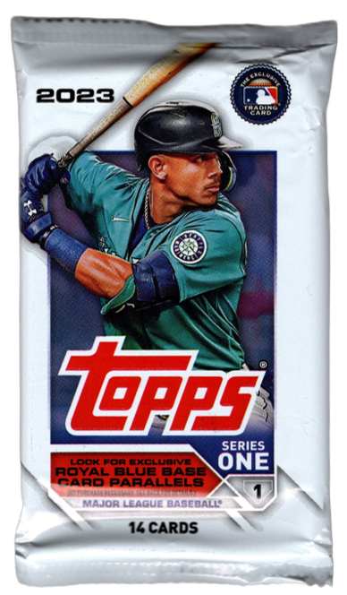 2023 Topps Series 1 Baseball Value Box Pack - 14 Cards