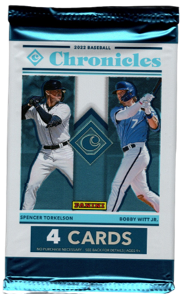 2022 Panini Chronicles Baseball Blaster Pack - 4 Cards