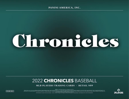 2022 Panini Chronicles Baseball Blaster Pack - 4 Cards