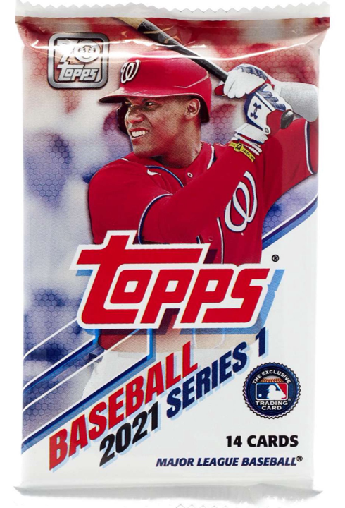 2021 Topps Series 1 Baseball Value Box Pack (14 Cards)