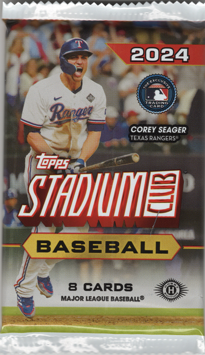 2024 Topps Stadium Club Baseball Hobby Pack (8 Cards)