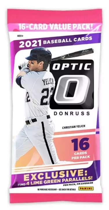 2021 Panini Donruss Optic Baseball Value Pack (16 Cards)