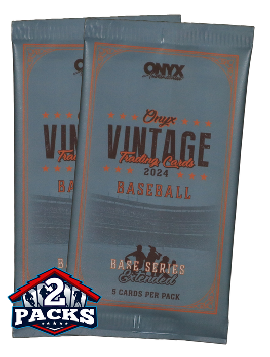 2024 ONYX Vintage Extended Series Baseball Hobby Pack 2pk (5 Cards each)