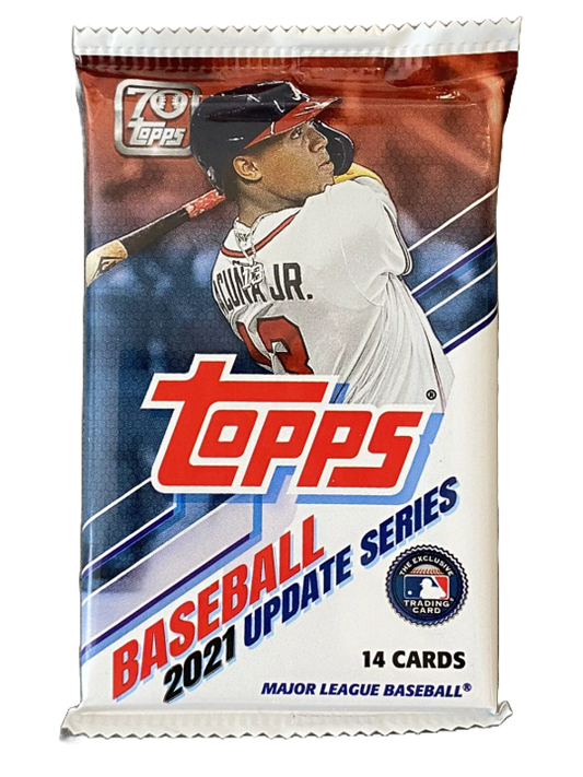 2021 Topps Update Baseball Blaster Pack (14 Cards)