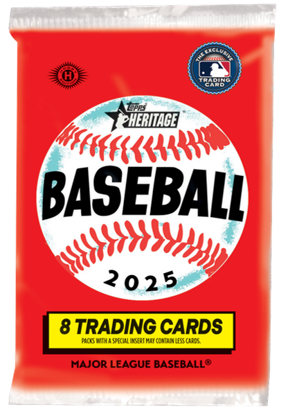 2025 Topps Heritage Baseball Hobby Pack (8 Cards)