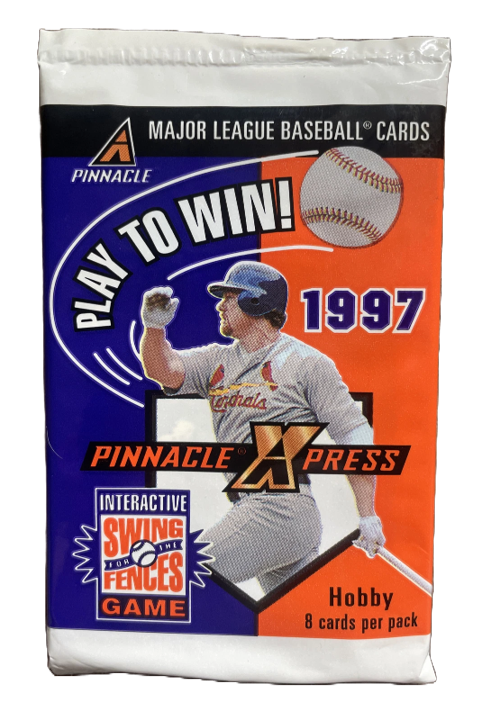 1997 Pinnacle X-Press Baseball Pack (8 Cards)