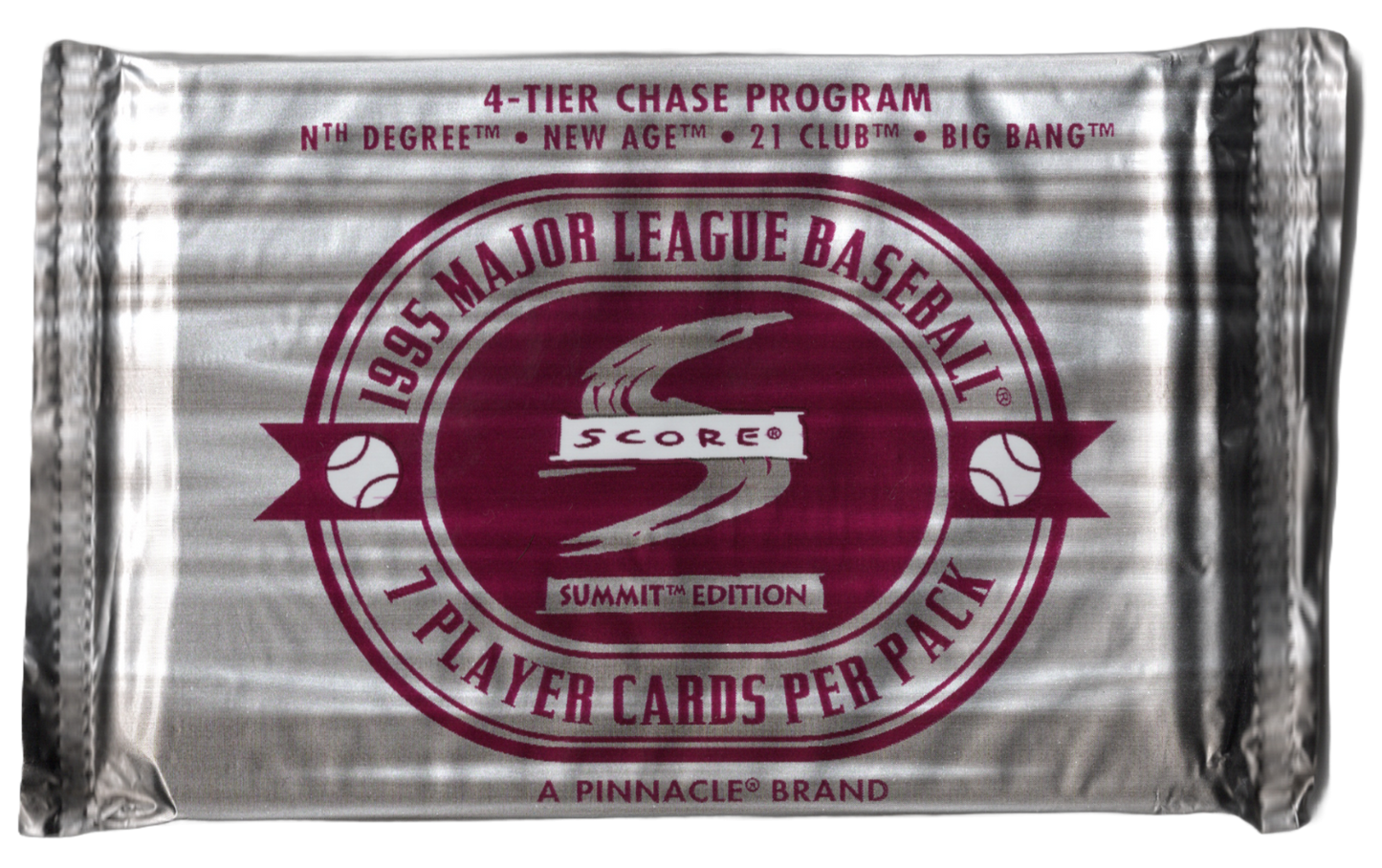 1995 Score Summit Edition Baseball Hobby Pack (7 Cards)