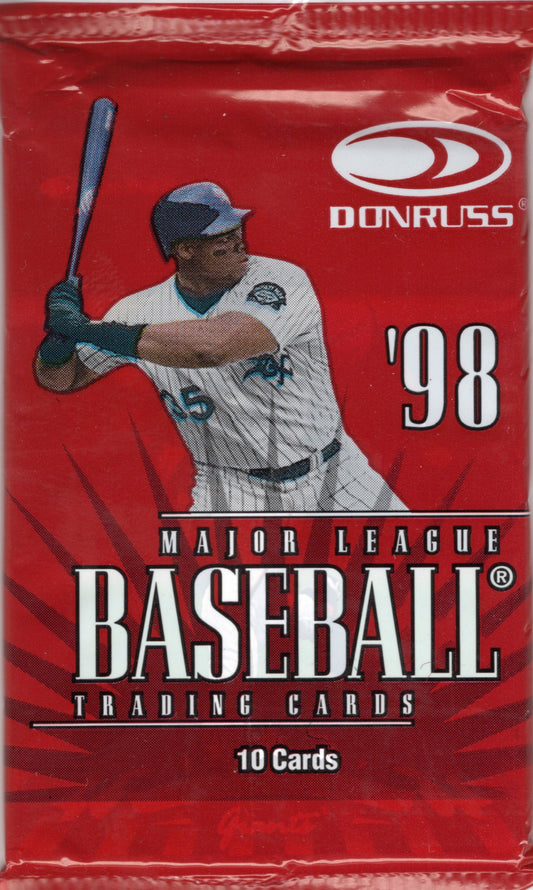 1998 Donruss Baseball Hobby Pack (10 Cards)