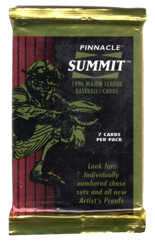 1996 Pinnacle Summit Baseball Hobby Pack (7 Cards)