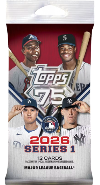 2026 Topps Series 1 Japan Edition Retail Pack (12 Cards)