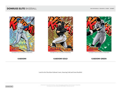2026 Panini Donruss Elite Baseball Hobby Pack (5 Cards)