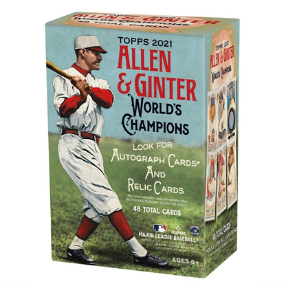 2021 Topps Allen & Ginter Baseball Value Box (8 Packs)