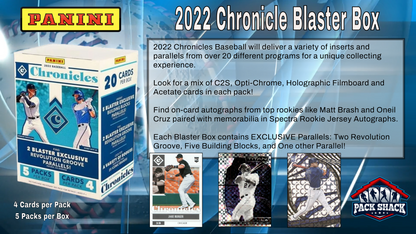 2022 Panini Chronicles Baseball Blaster Box (5 Packs)