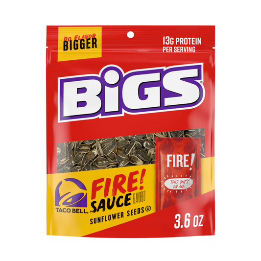 BIGS Sunflower Seeds - Taco Bell Fire Sauce - 3.63oz