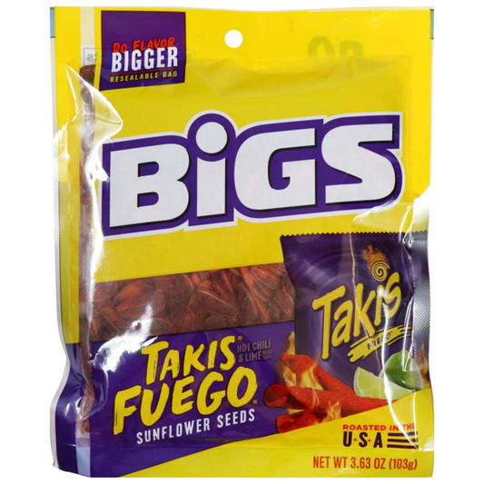 BIGS Sunflower Seeds - Takis Fuego - 3.63oz