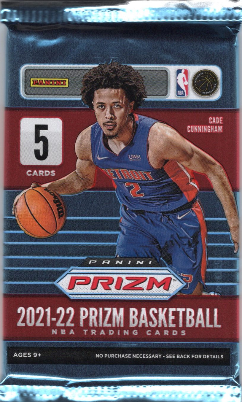 2021-22 Panini Prizm Basketball Asia TMALL Pack (5 Cards